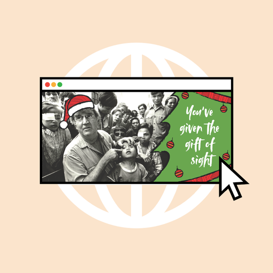 Fred Hollows e-card with $50 donation