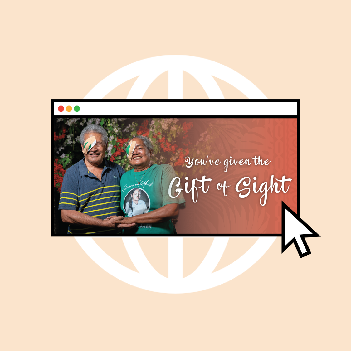 Penetito and Setefania e-card with $25 donation