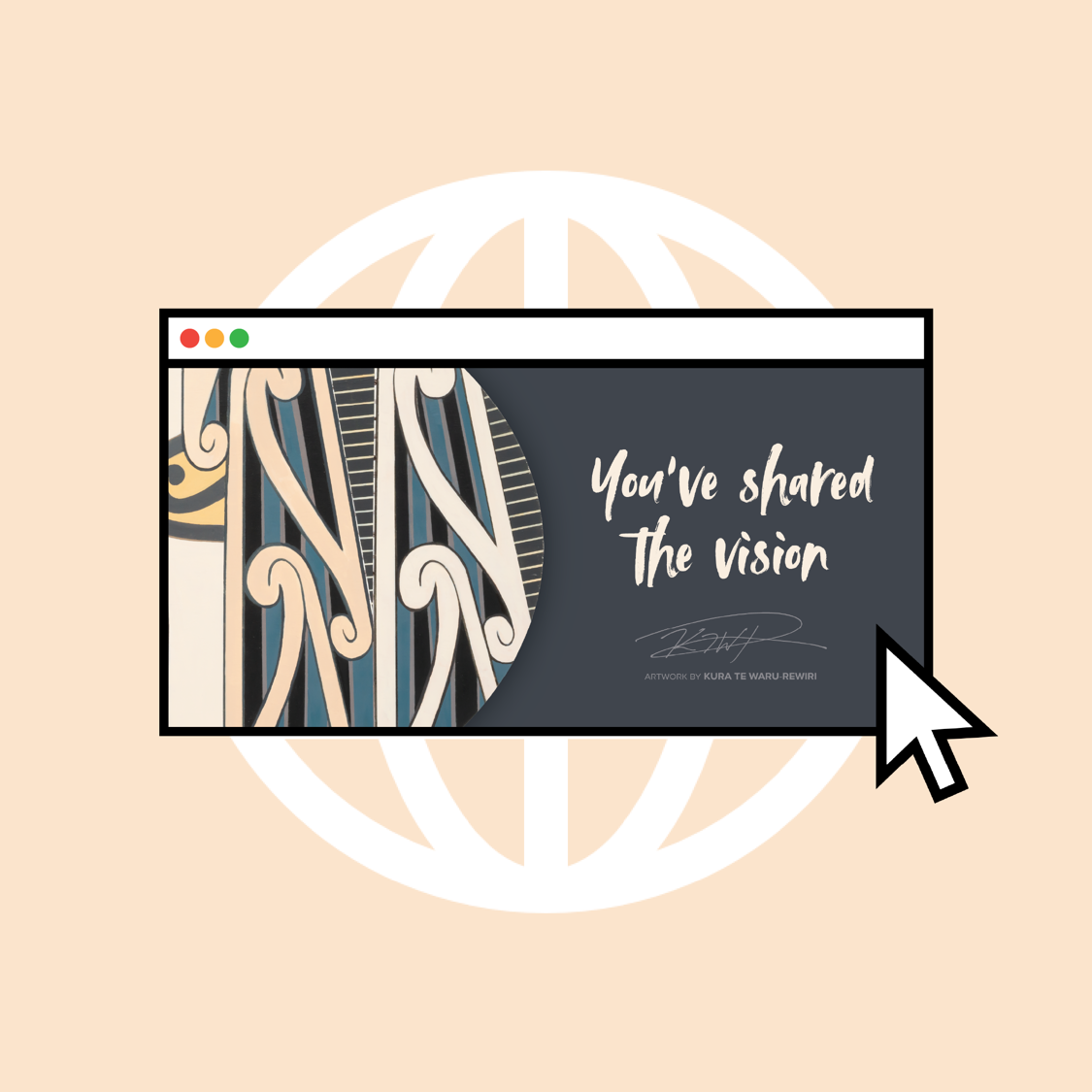 Kura Te Waru-Rewiri e-card with $25 donation