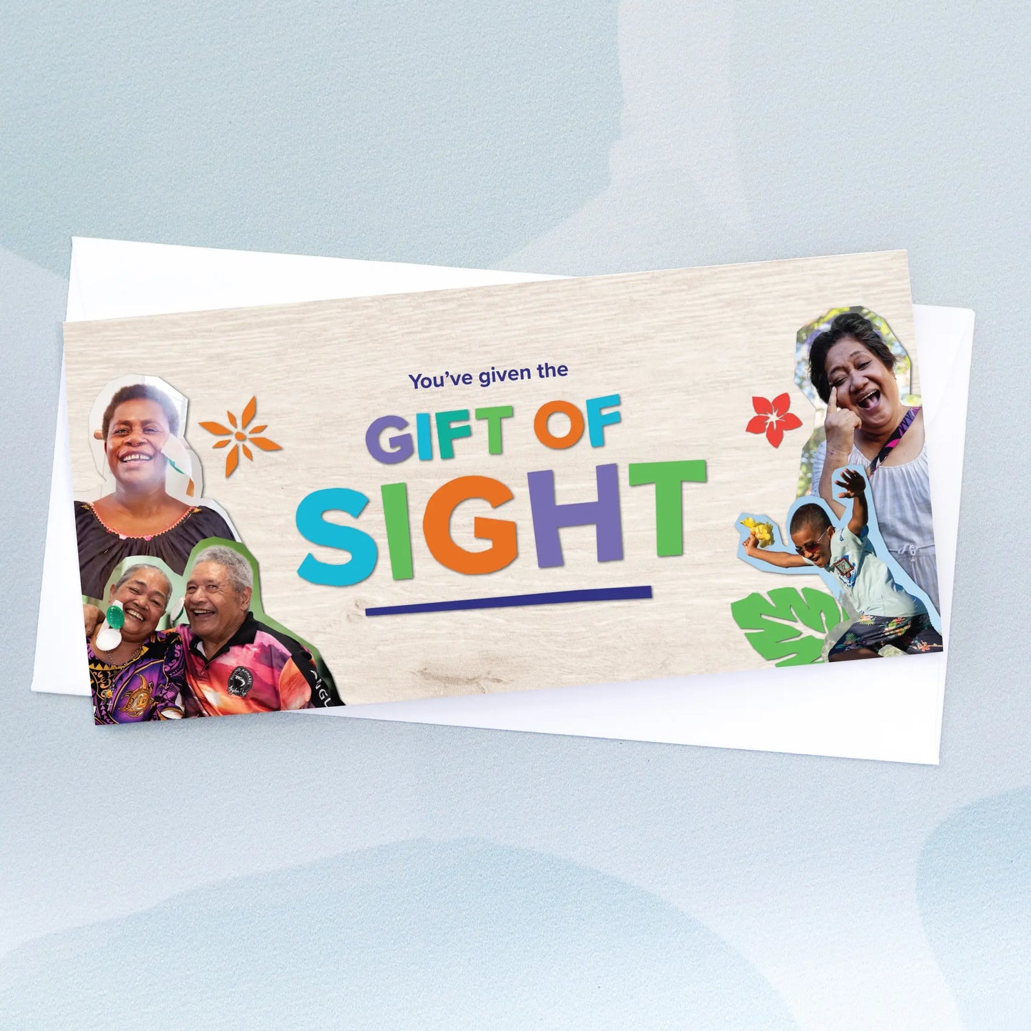 Gift of Sight card with $25 donation