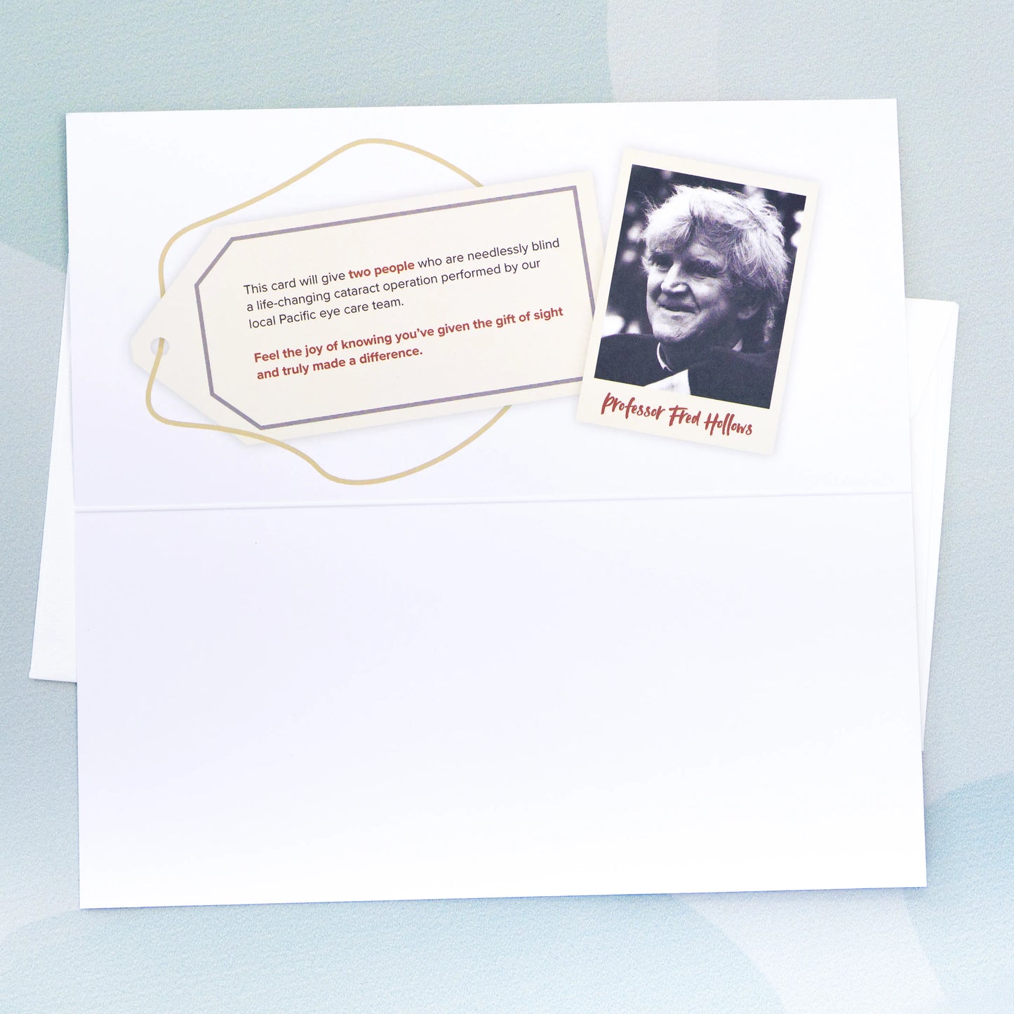 Fred card with $50 Donation