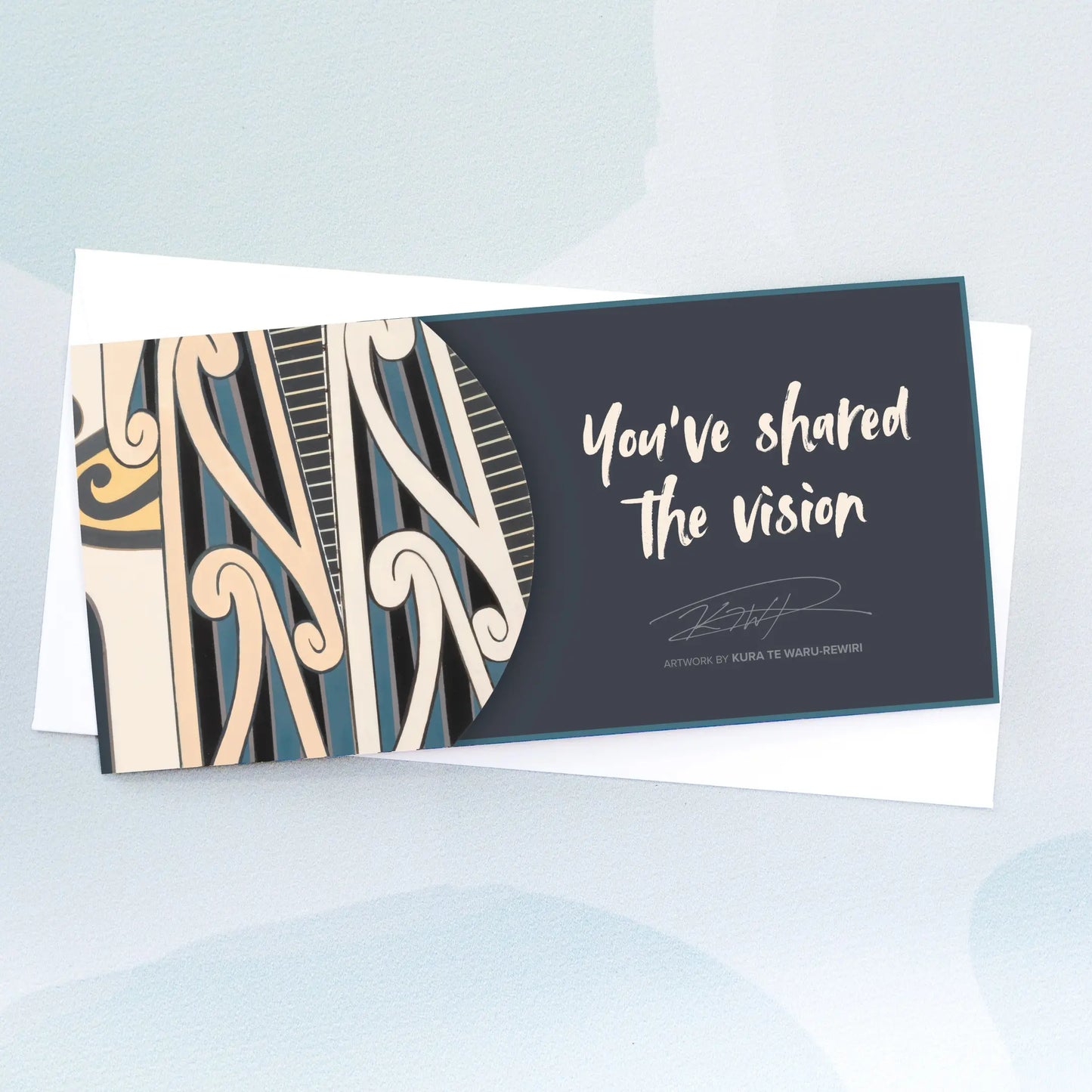 Kura Te Waru-Rewiri card with $25 donation